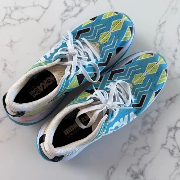 Hoka Ironman Kona Carbon X - Scuba Blue / White - Women's Size 10, Men's Size 9